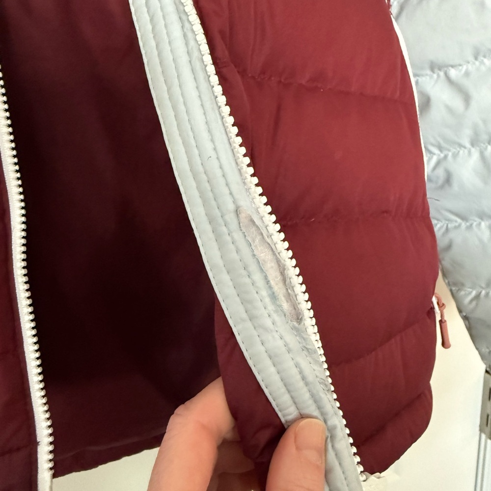 L.L. Bean Women's Down Colorblock jacket - Picture 4 of 8